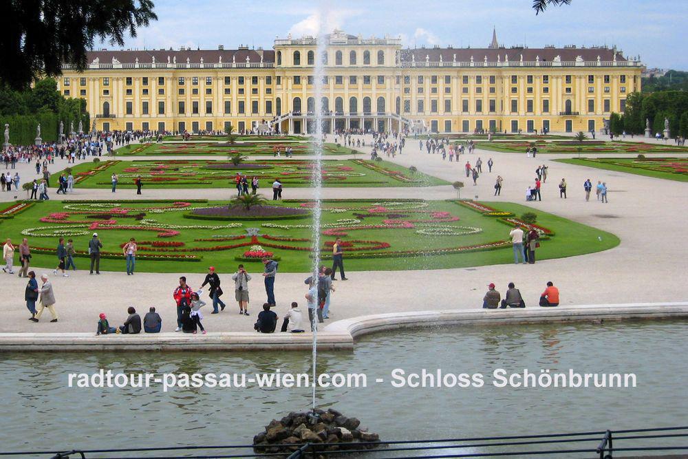 Ruta en bicicleta de Passau a Viena - Palacio de Schoenbrunn